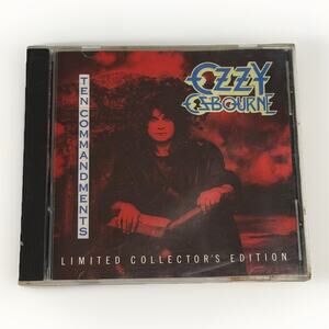 Ozzy Osbourne Ten Commandments CD 1990 Priority CBS Limited Collectors Edition